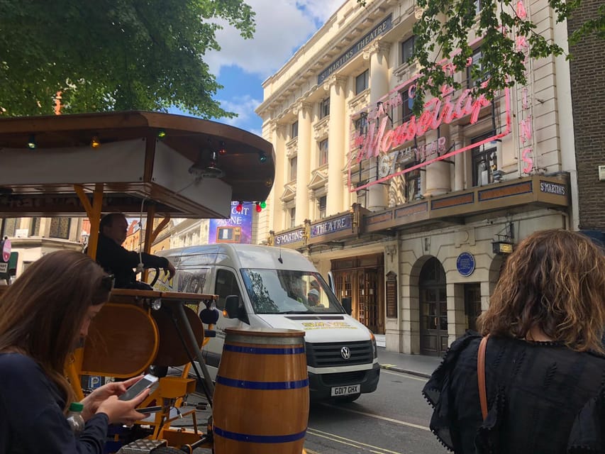 London: Piccadilly and Soho Beer Bike Tour - The Drinks Plan: Toasts On Board, Purchases By You