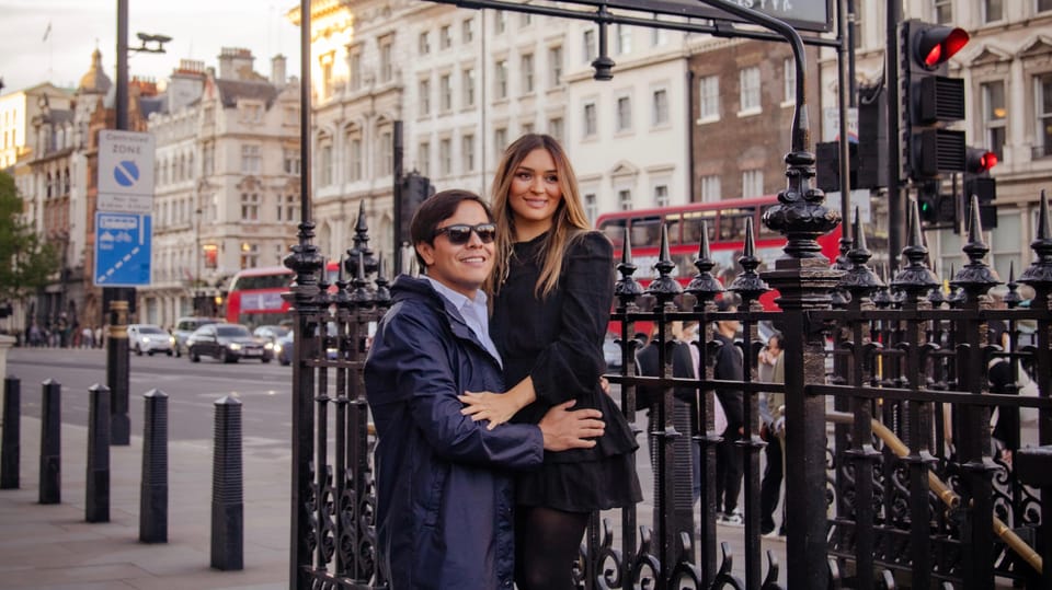 London: Private Photoshoot with Video Clip Option - Landmark backdrops: London Eye, Big Ben, and street details
