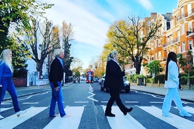 London Private Rock and Roll Tour with Pick Up - Abbey Road Studios area: crossing, filming, and the 8 August 1969 story