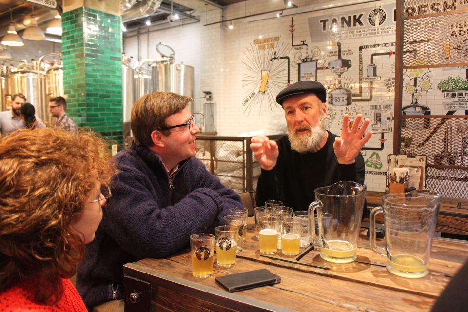 London: Secret Beer Tour - Microbrewery stop: sampling straight from the tank and learning the process