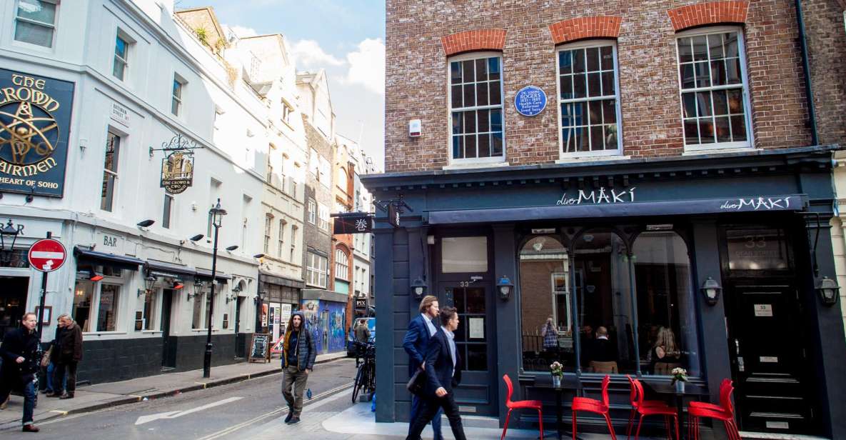 London Soho District - Guided Walking Tour 12 guests 2,5h - Key points to know before you go