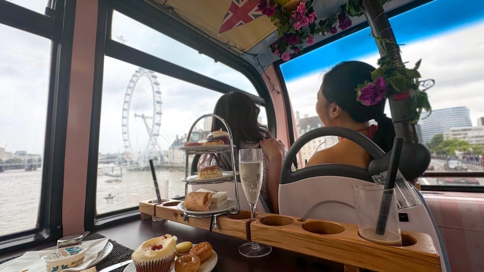 London: Taylor Swift-Inspired Afternoon Tea Bus Tour - Afternoon tea on wheels: what’s included in your tray