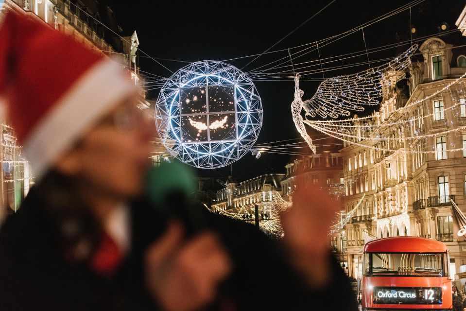 London: Tootbus Christmas Lights Tour incl walking tours - Stop 4: Regent Street’s classic Christmas-front energy
