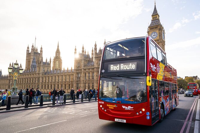 London Tour Hop-on Hop-off Bus with Optional Thames River cruise - Stop-by-stop: Westminster to the Thames (Big Ben day)