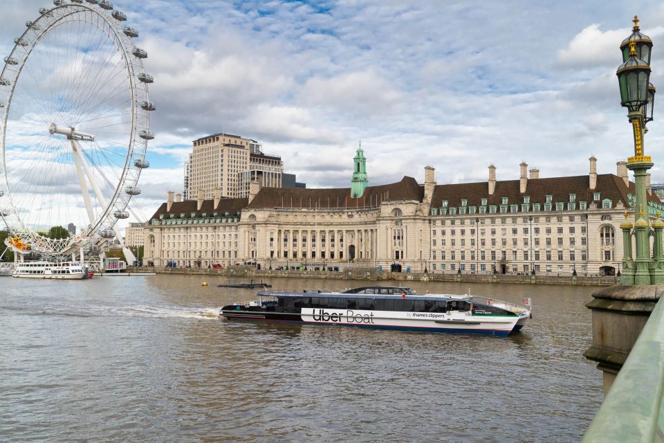 London: Uber Boat 1-Day Hop-On Hop-Off and Cable Car Tickets - Where to hop off for landmark time (and how to choose wisely)