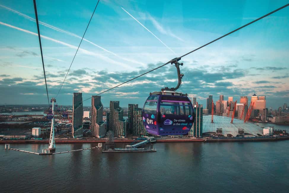 London: Uber Boat Return River Ticket + IFS Cloud Cable Car - Uber Boat + IFS Cloud: a smart two-mode London day