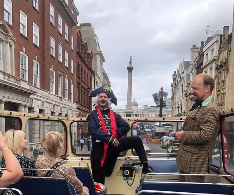 London Vintage Bus Tour: Live Comedy Sightseeing Show - What you really learn in 75 minutes