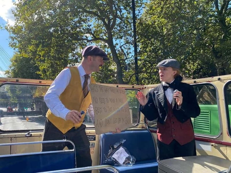 London Vintage Bus Tour: Live Comedy Sightseeing Show - Price and value: is $48.09 worth it for 75 minutes?
