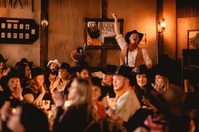 London: Wild West Saloon Immersive Cocktail Experience - The Story You Join: The Sheriff, Clyde Cassidy, and Lady Ada