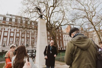 London:Winston Churchill Walking Tour with WII War Rooms Entrance - Royal Air Force Memorial start and the Battle of Britain kick-off