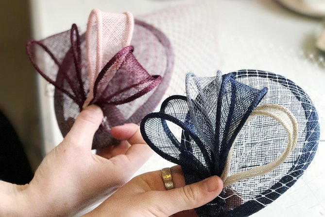 Make a Fascinator Hat with a Designer in London - Building your base with a traditional hat block