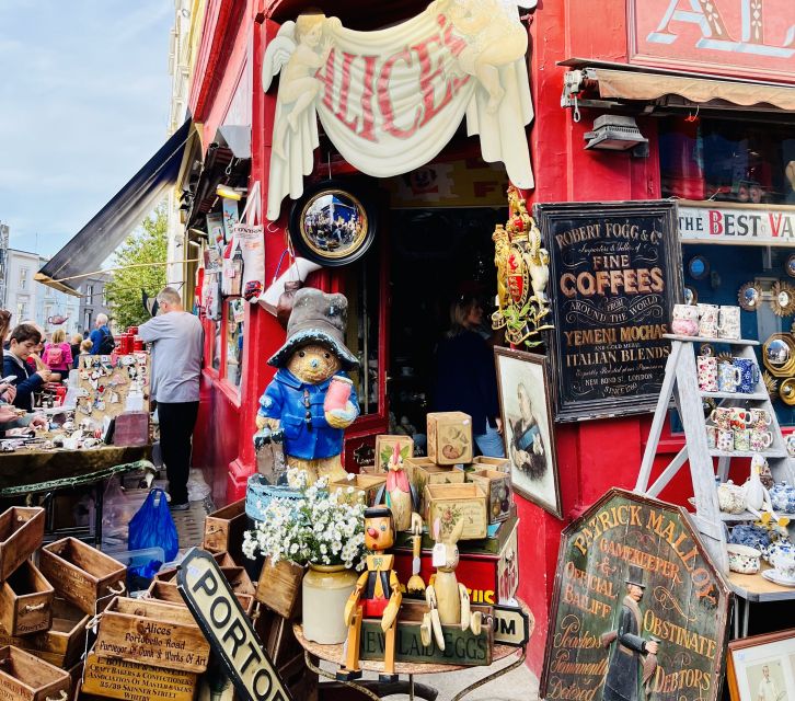 Notting Hill Walk Celebrities and Film Locations- London - Portobello Road: the market street meets movie-ready angles
