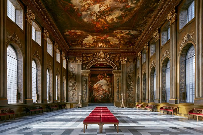 Old Royal Naval College - home to the Painted Hall, Greenwich - Helios Exhibition through 25 March 2025: art meets light (with one trade-off)
