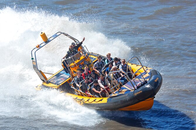 PRIVATE HIRE SPEEDBOAT 'THAMES BARRIER EXPERIENCE - 70 minutes from Embankment - The ride itself: speed, music, and the comfort trade-off