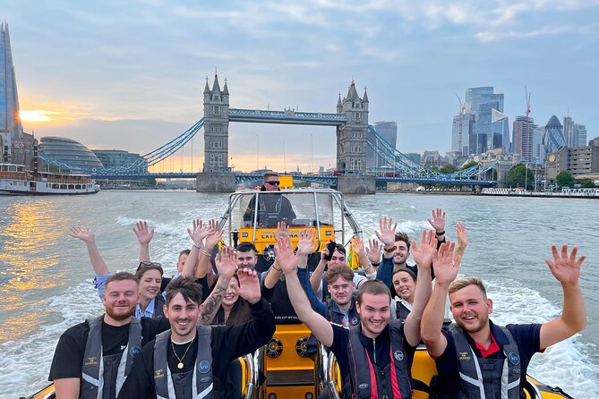 PRIVATE HIRE SPEEDBOAT 'TOWER RIB BLAST' - 20 minutes from Tower Millennium Pier - Crew energy and live commentary: what makes it feel special