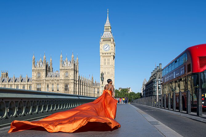 Private Photography of Flying Dress Africa - The stops that give your photos real London identity