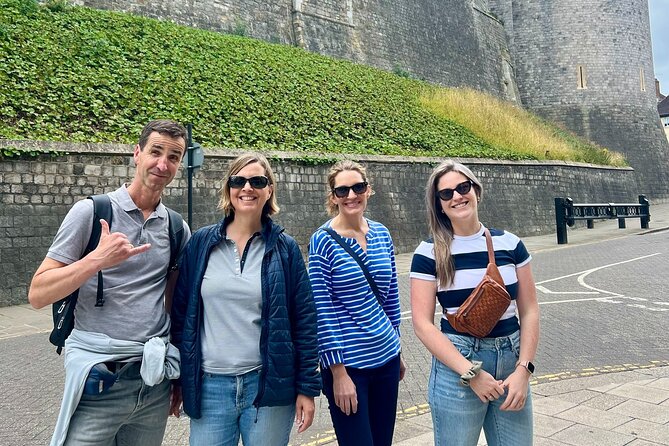 Private Tour of Windsor Town with Skip-the-Line Castle Tickets - Thames Street pavement details and the walk toward the castle gates