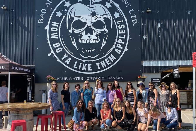 Private:Brewery, Winery, and Cider & Spirit Tastings Tour in SW Ontario - Private pickup within 50 km of London: the day starts easy