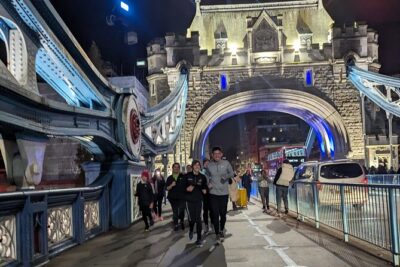 Run the Thames Bridges - London Bridge stop: a smooth warm-up over the Thames