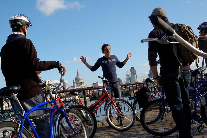 Secrets of London Bike Tour: Thames, Tower Bridge, and Market - London Eye: A River-Right View, Not a Crowded Platform Moment