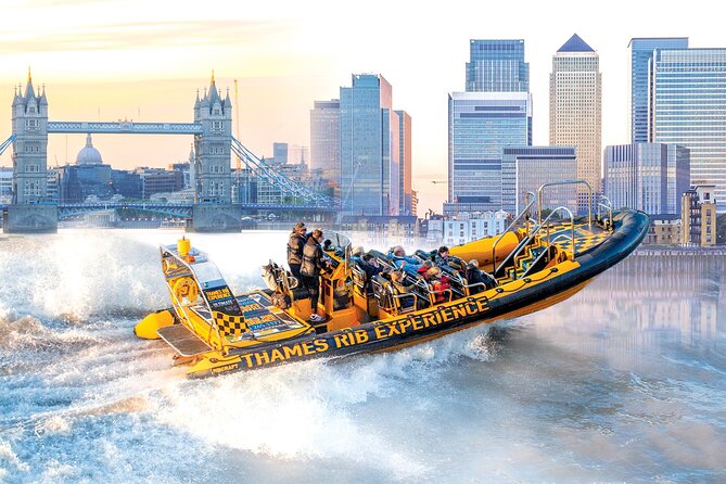 Speedboat 'Tower RIB Blast' from Tower Millennium Pier - 20 minutes - Safety gear and the briefing: confidence before you go fast