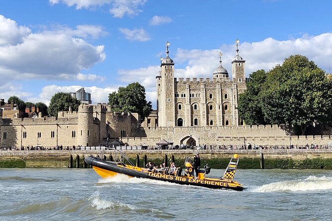 Speedboat 'Ultimate Tower Blast' from Tower Millennium Pier - 40 minutes - Your Thames route: Tower of London to HMS Belfast and Tower Bridge