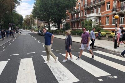 The Beatles Magical History Black Taxi Tour London - Abbey Road Studios: zebra crossing, shop time, and the graffiti wall