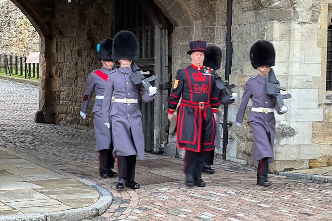 Tower of London Early Access, Opening Ceremony and Royal London - Westminster highlights on foot: Parliament, Abbey, Horse Guards, and palaces outside