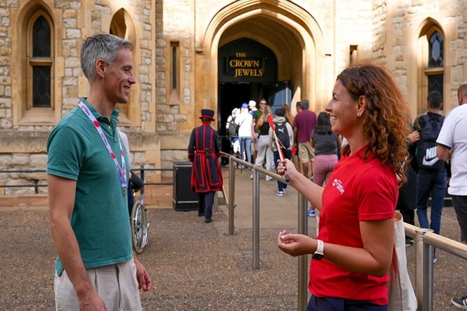 Tower of London Guided Tour with Beefeater Meet & Crown Jewels - Jewel House stop: setting up the Crown Jewels moment