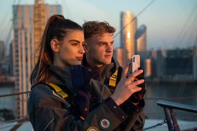 Up at The O2: Sunset Climb with Guided Tour with Panoramic Views - Comfort and limits: clothing, kids, and body-measure rules