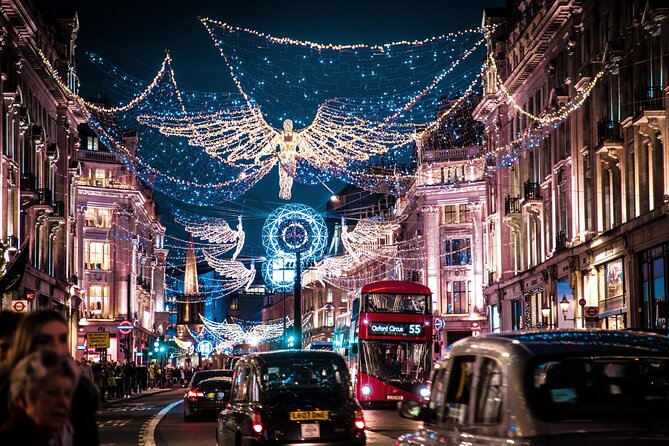 Vintage Top Deck London Christmas Lights Tour - Oxford Street lights: where your camera will earn its keep
