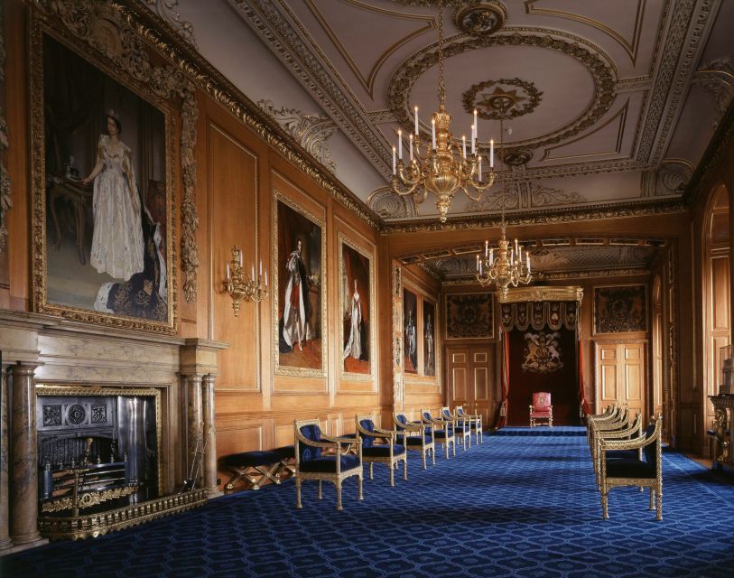 Windsor Castle Tour with Fish and Chips Lunch in London - State Apartments: how the monarchy displayed power